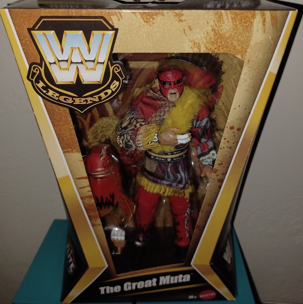 WWE Legends The Great Muta in Red and Gold